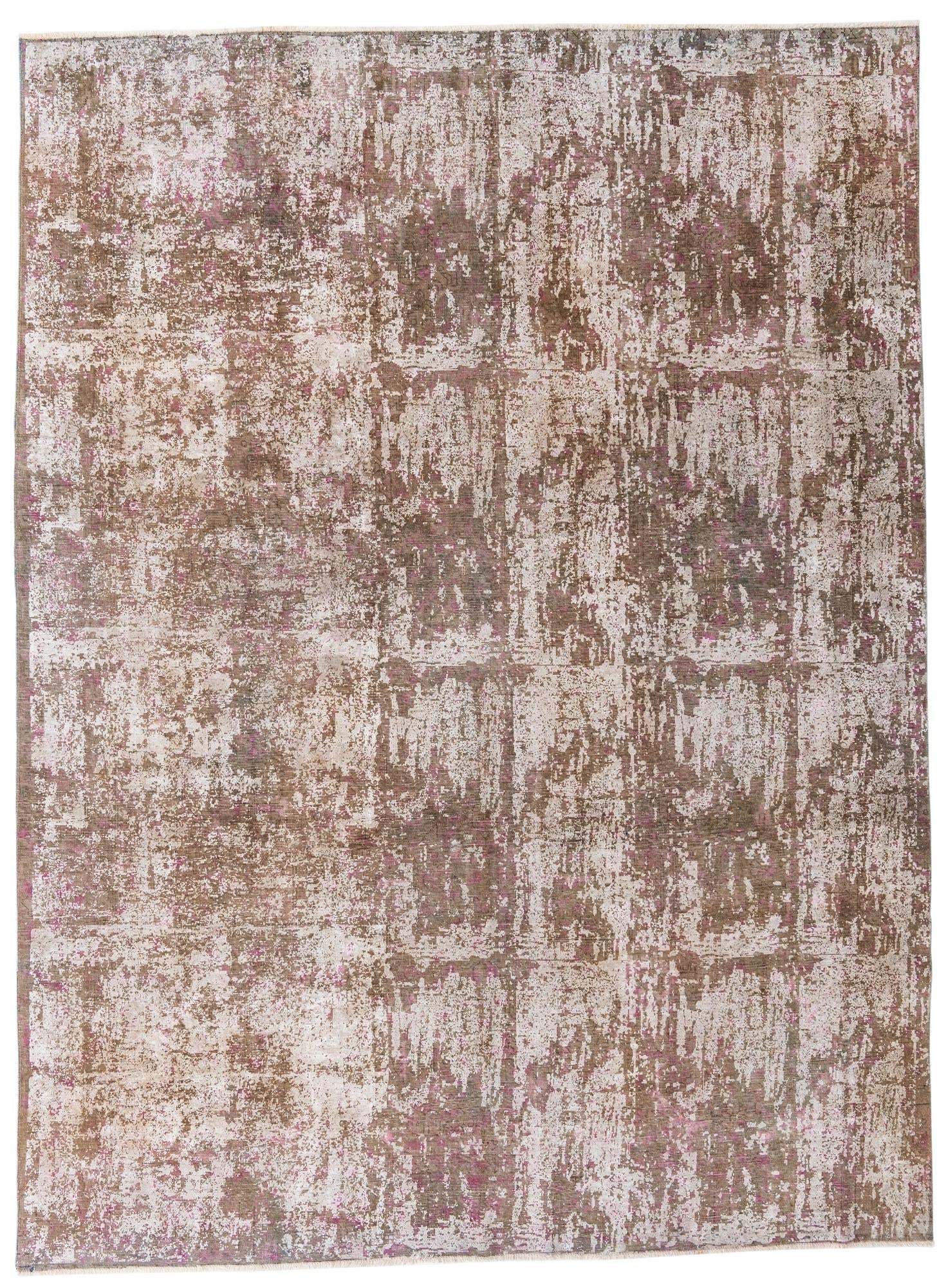 9' 4 x 12' 7 Hand Knotted Ultra Vintage Persian Wool Rug