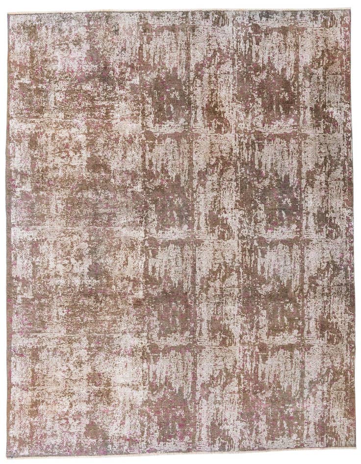 Detail image of 9' 4 x 12' 7 Hand Knotted Ultra Vintage Persian Wool Rug