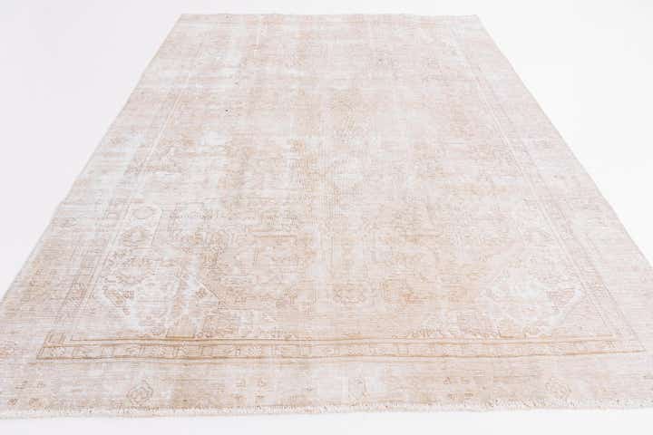 7' 3 x 10' 5 Hand Knotted Ultra Vintage Persian Wool Rug