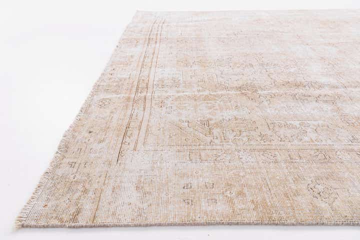 7' 3 x 10' 5 Hand Knotted Ultra Vintage Persian Wool Rug