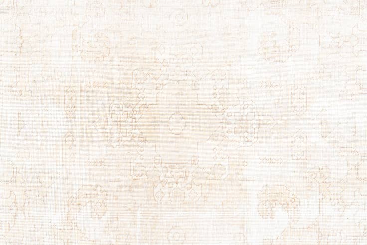 Detail image of 7' 3 x 10' 5 Hand Knotted Ultra Vintage Persian Wool Rug