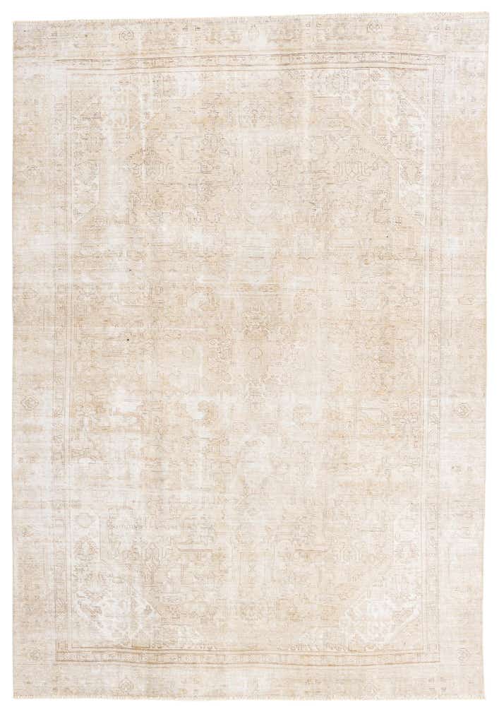 7' 3 x 10' 5 Hand Knotted Ultra Vintage Persian Wool Rug