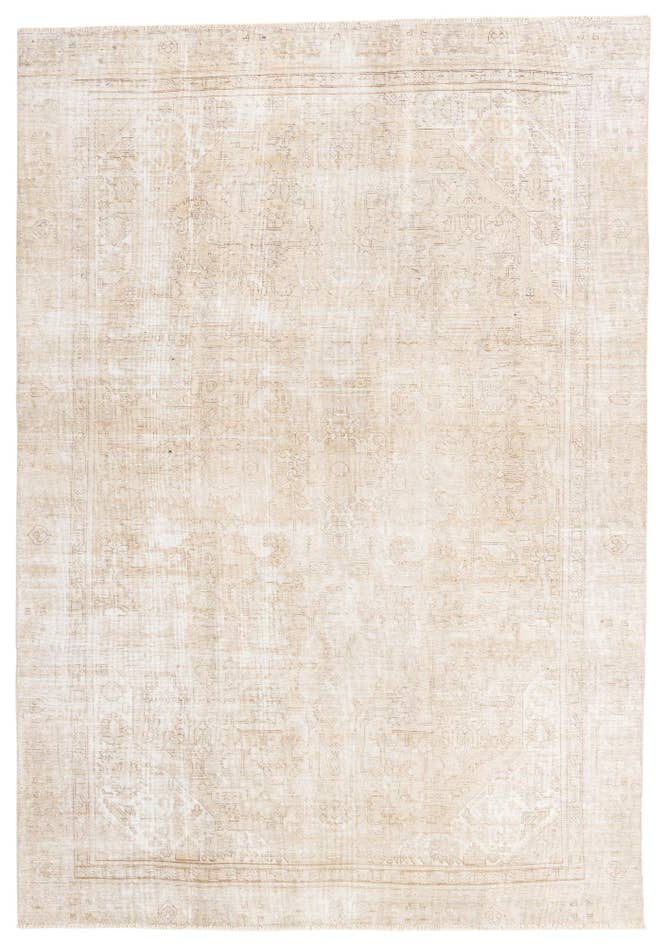 Detail image of 7' 3 x 10' 5 Hand Knotted Ultra Vintage Persian Wool Rug