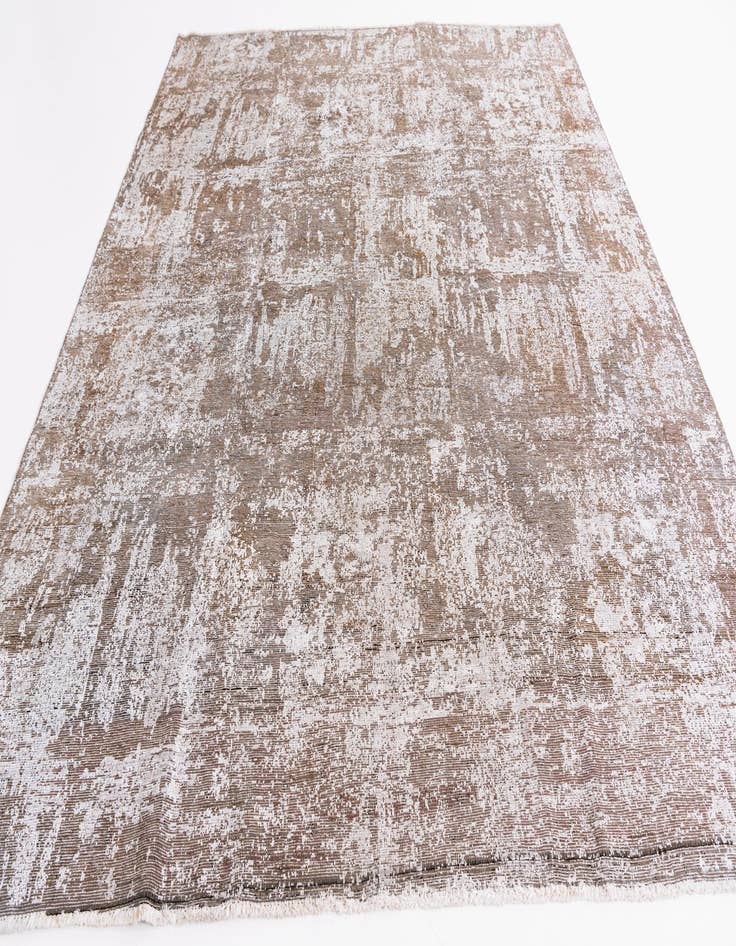 Detail image of 8' 1 x 10' 2  Hand Knotted Ultra Vintage Persian Wool Rug