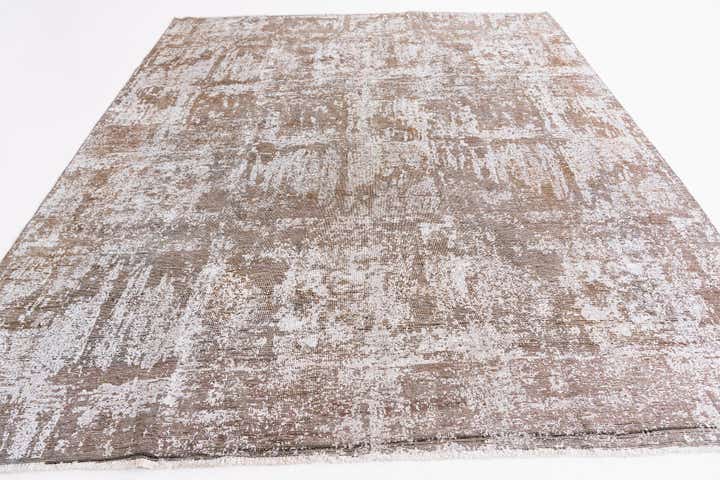 8' 1 x 10' 2 Hand Knotted Ultra Vintage Persian Wool Rug
