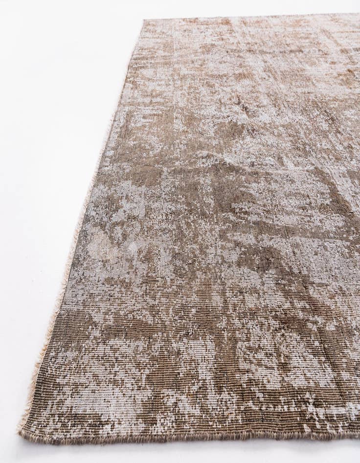 Detail image of 8' 1 x 10' 2  Hand Knotted Ultra Vintage Persian Wool Rug