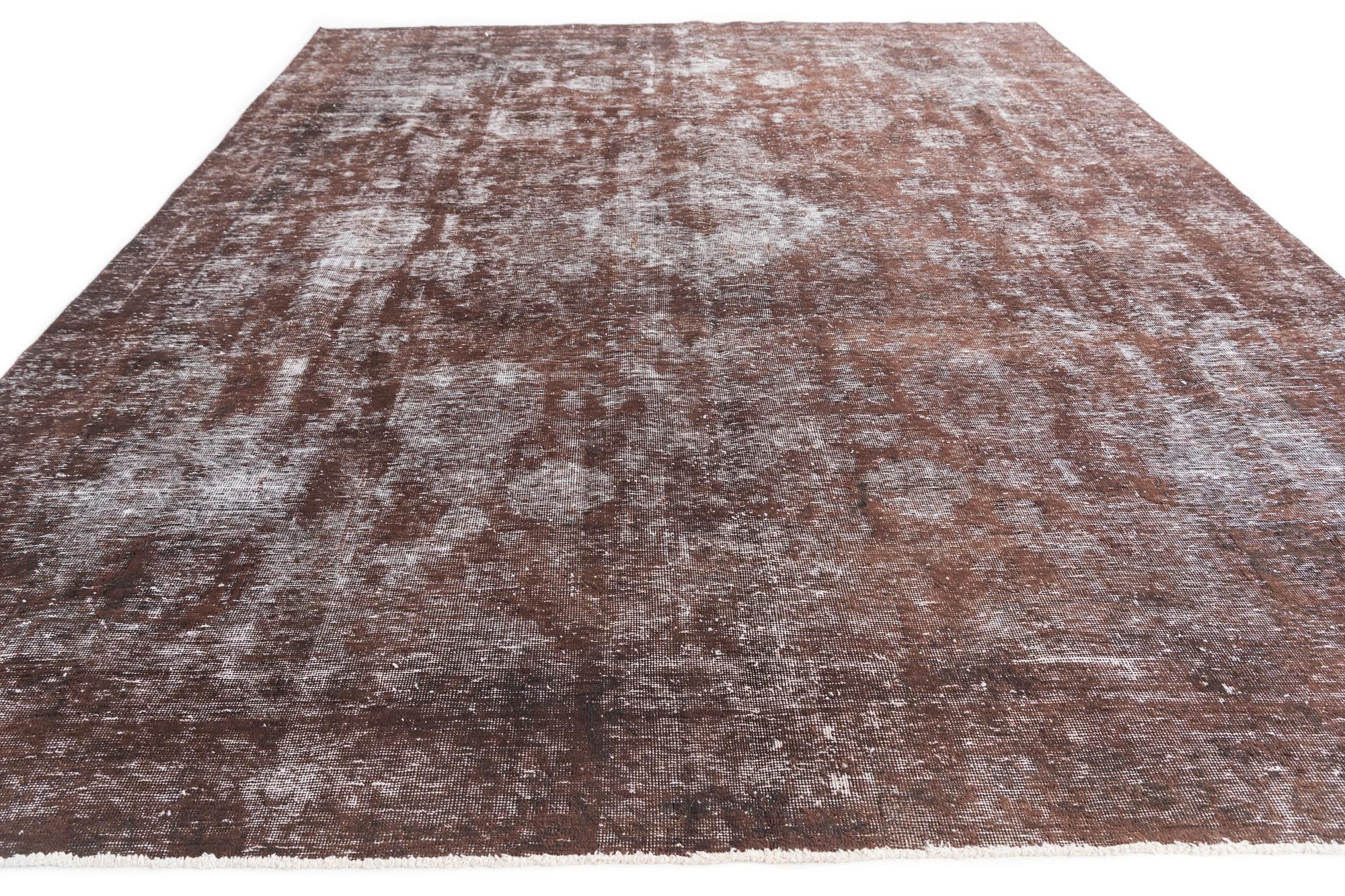 8' 10 x 11' 4 Hand Knotted Ultra Vintage Persian Wool Rug