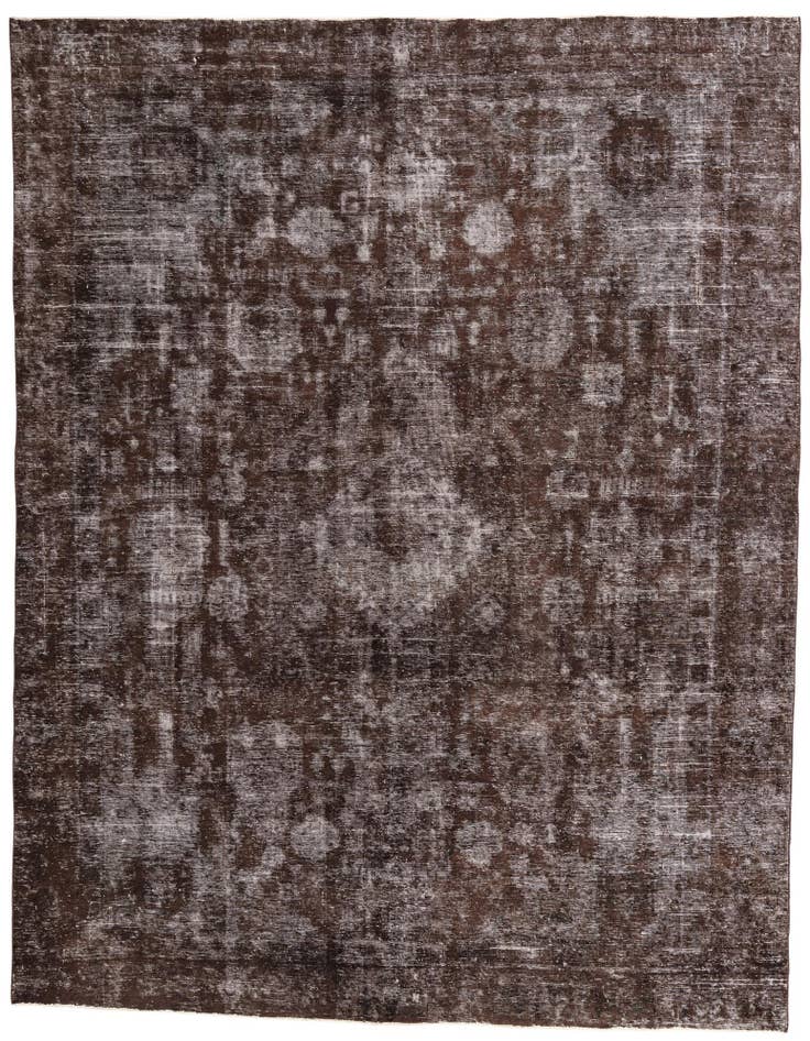 Detail image of 8' 10 x 11' 4 Hand Knotted Ultra Vintage Persian Wool Rug