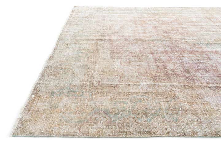 9' 3 x 13' 1 Hand Knotted Ultra Vintage Persian Wool Rug