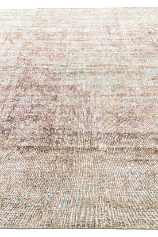 9' 3 x 13' 1 Hand Knotted Ultra Vintage Persian Wool Rug