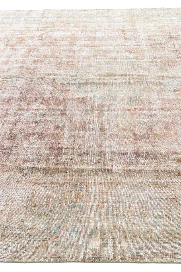 Detail image of 9' 3 x 13' 1 Hand Knotted Ultra Vintage Persian Wool Rug