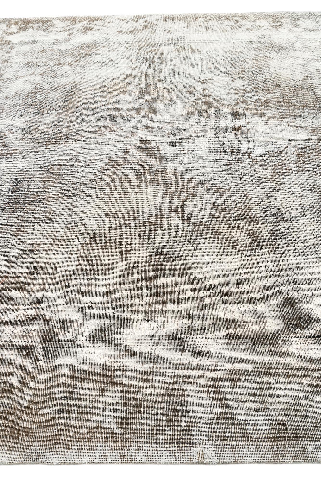 8' 9 x 12' 9 Hand Knotted Ultra Vintage Persian Wool Rug