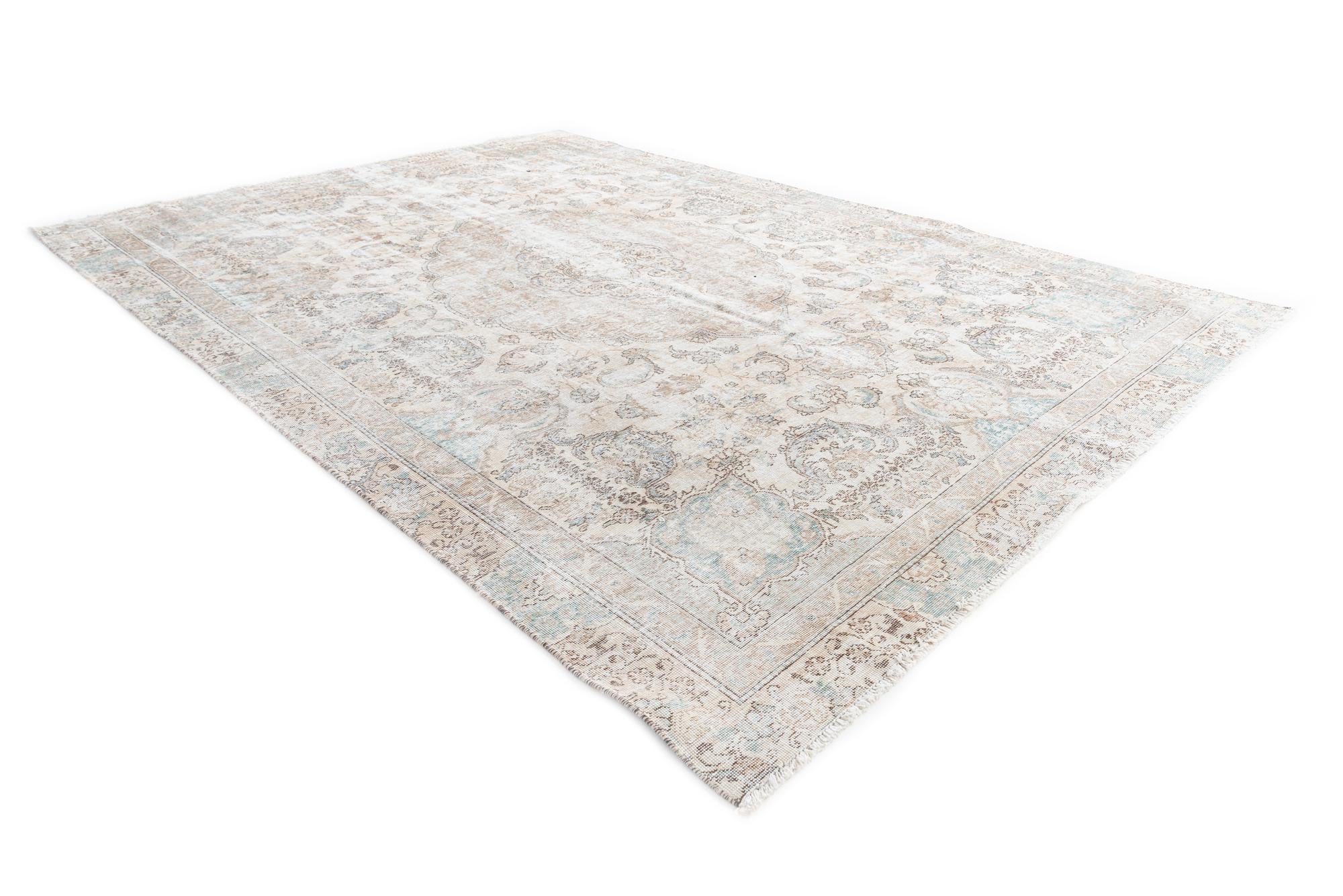 8' 3 x 11' 8 Hand Knotted Ultra Vintage Persian Wool Rug