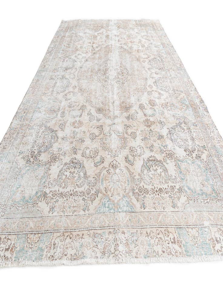Detail image of 8' 3 x 11' 8  Hand Knotted Ultra Vintage Persian Wool Rug
