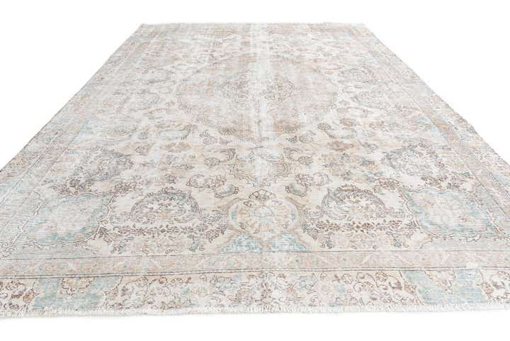 8' 3 x 11' 8 Hand Knotted Ultra Vintage Persian Wool Rug