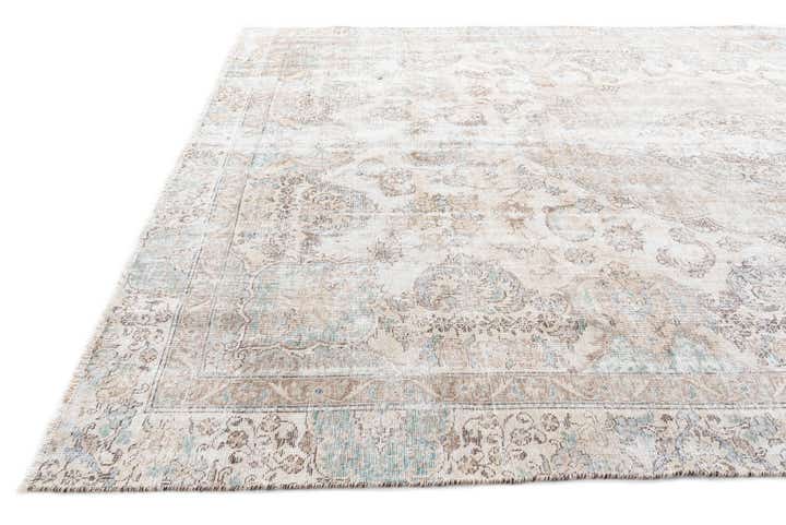 8' 3 x 11' 8 Hand Knotted Ultra Vintage Persian Wool Rug