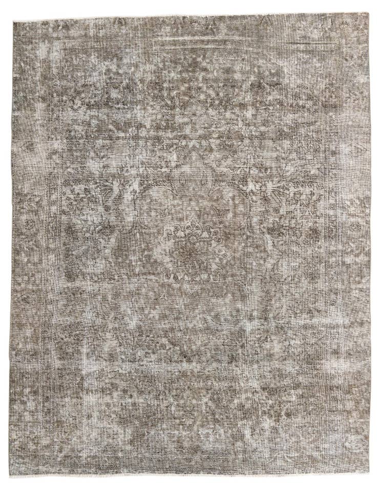 Detail image of 8' x 10' Hand Knotted Ultra Vintage Persian Wool Rug