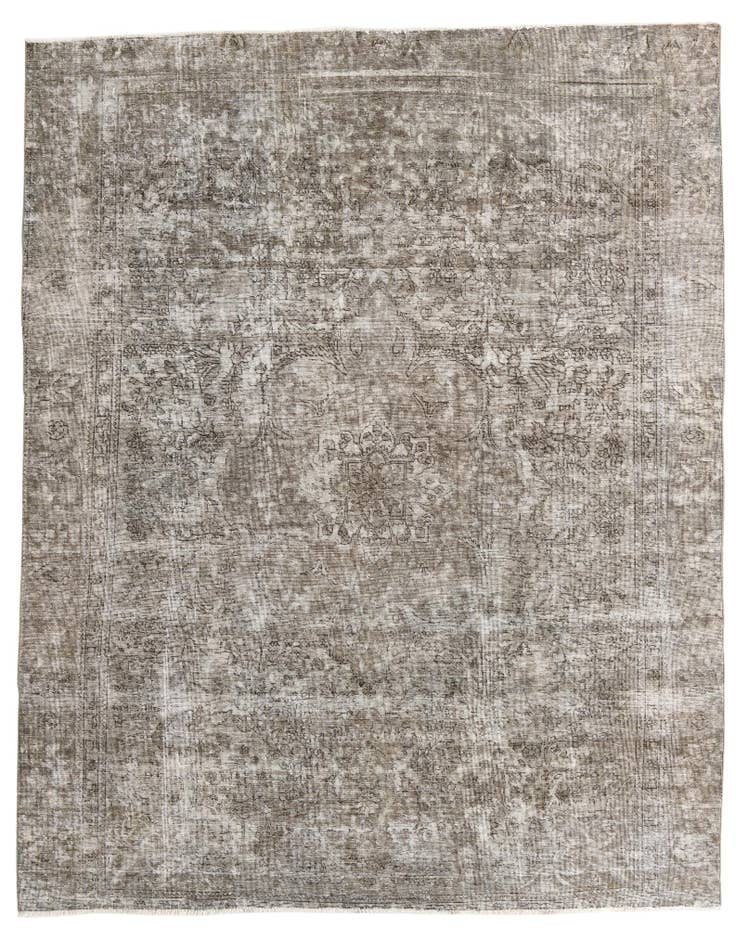Detail image of 8' x 10' Hand Knotted Ultra Vintage Persian Wool Rug