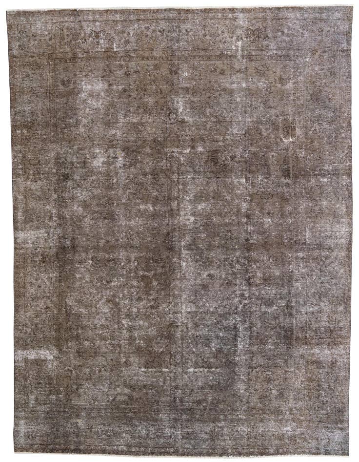Detail image of 9' x 12' 7 Hand Knotted Ultra Vintage Persian Wool Rug
