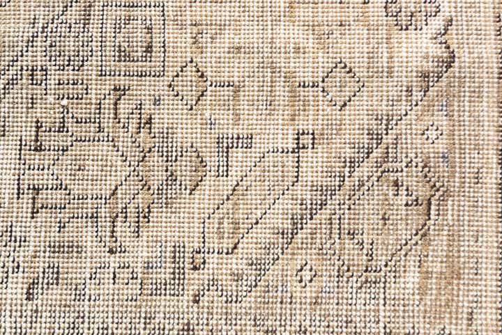 9' x 12' 3 Hand Knotted Ultra Vintage Persian Wool Rug