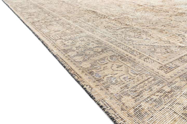 9' x 12' 3 Hand Knotted Ultra Vintage Persian Wool Rug