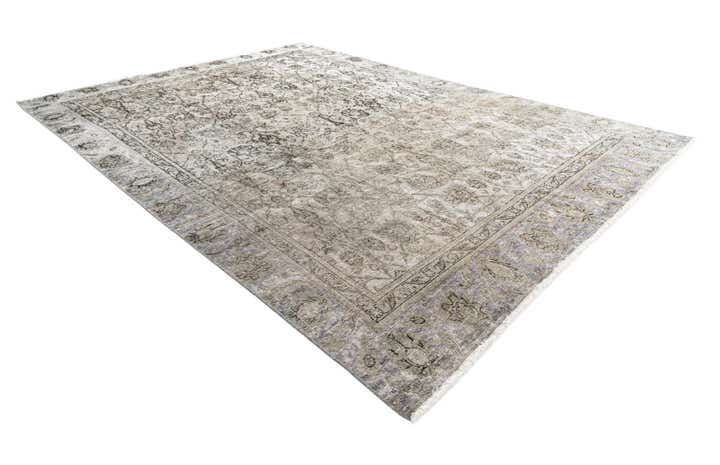 8' 1 x 11' 4 Hand Knotted Ultra Vintage Persian Wool Rug