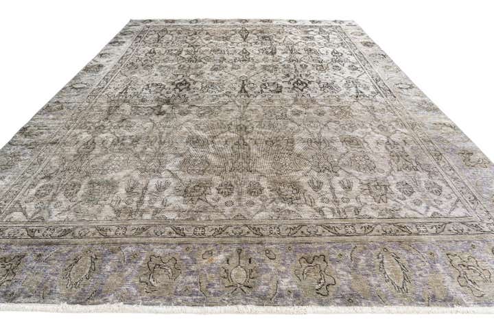 8' 1 x 11' 4 Hand Knotted Ultra Vintage Persian Wool Rug