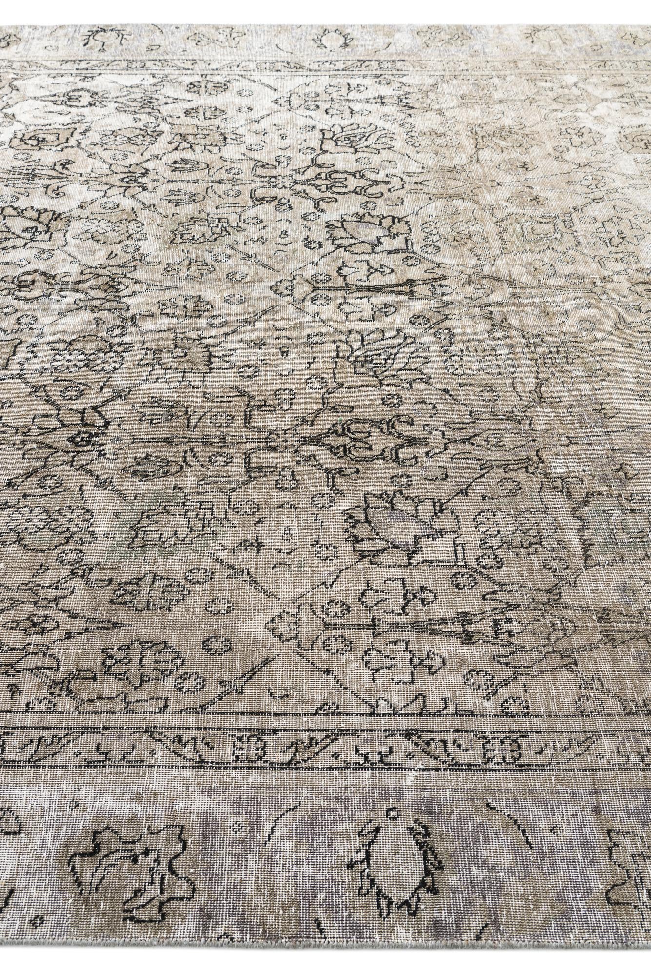 8' 1 x 11' 4 Hand Knotted Ultra Vintage Persian Wool Rug