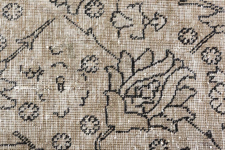 Detail image of 8' 1 x 11' 4 Hand Knotted Ultra Vintage Persian Wool Rug