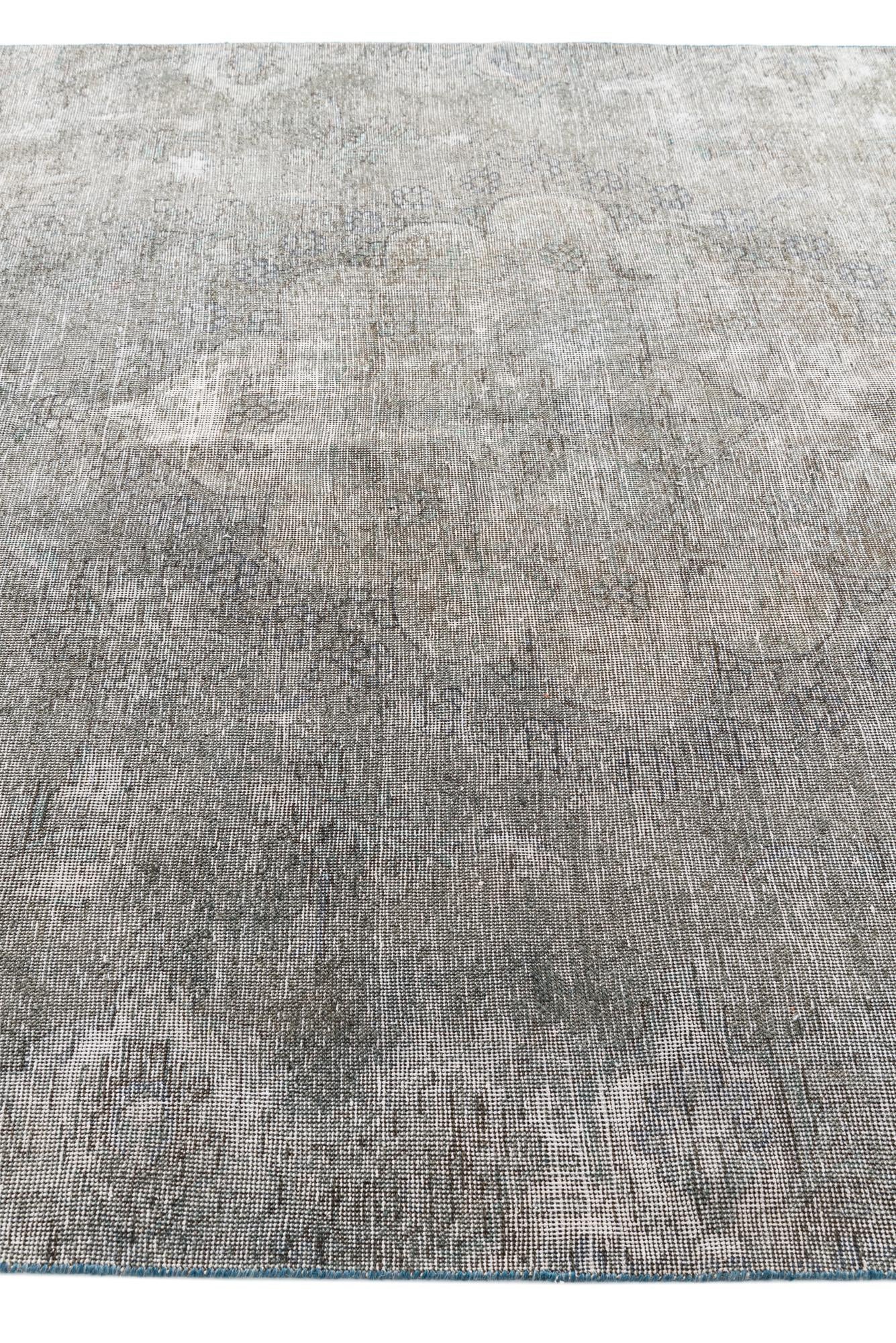 6' 9 x 9' 2 Hand Knotted Ultra Vintage Persian Wool Rug