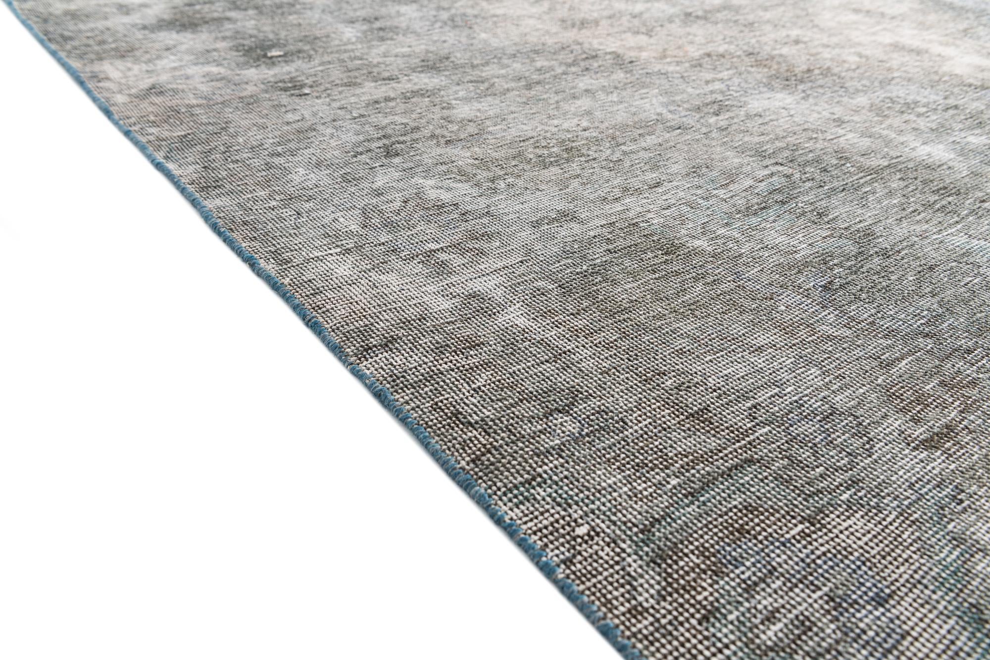 6' 9 x 9' 2 Hand Knotted Ultra Vintage Persian Wool Rug