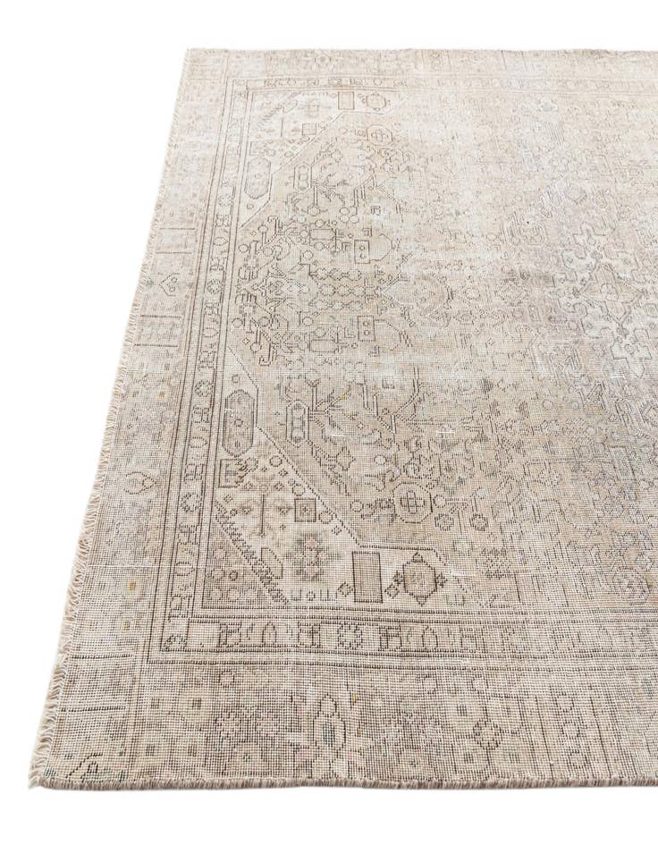 Detail image of 6' x 8' 10  Hand Knotted Ultra Vintage Persian Wool Rug