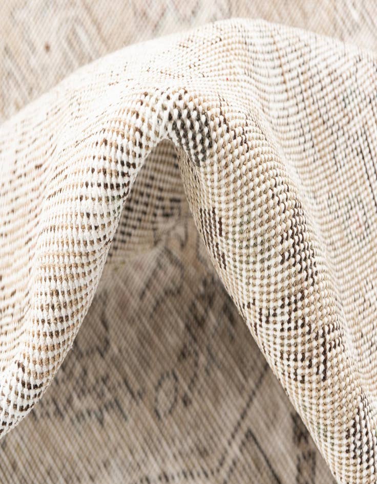 Detail image of 6' x 8' 10  Hand Knotted Ultra Vintage Persian Wool Rug