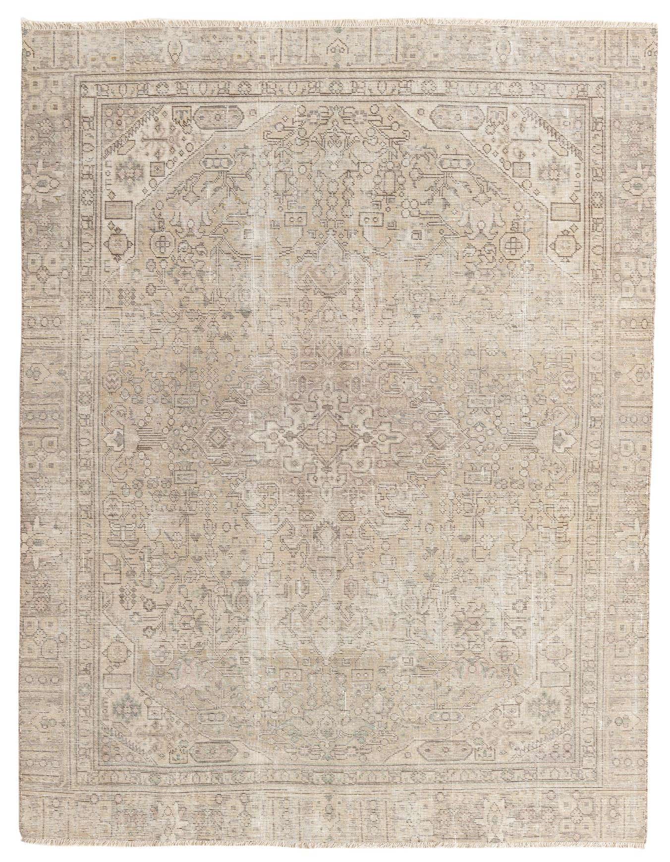 Primary image 6' x 8' 10  Hand Knotted Ultra Vintage Persian Wool Rug