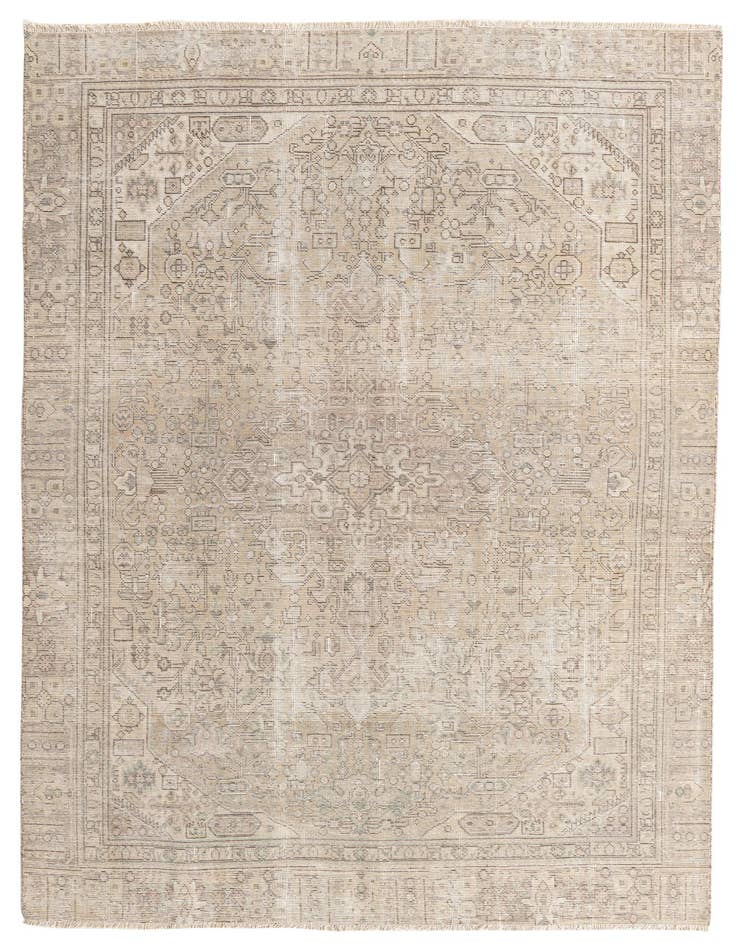 Detail image of 6' x 8' 10 Hand Knotted Ultra Vintage Persian Wool Rug