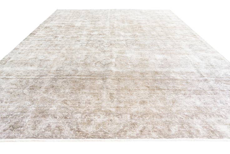 Detail image of 8' 10 x 12' 10 Hand Knotted Ultra Vintage Persian Wool Rug