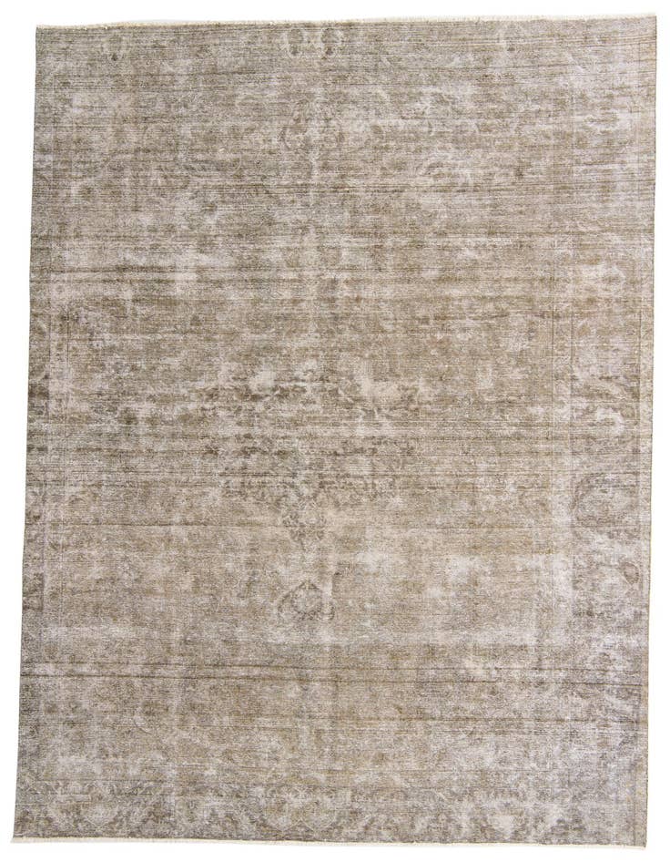 Detail image of 8' 10 x 12' 10 Hand Knotted Ultra Vintage Persian Wool Rug