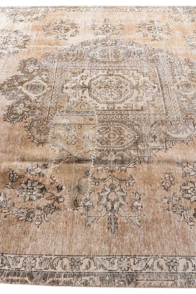 Detailansicht von 245cm x 355cm Handgeknüpft Ultra Vintage Persisch Wolle Teppich