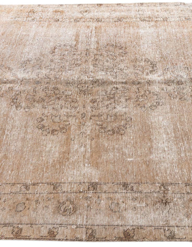 Detail image of 6' 3 x 9' 2  Hand Knotted Ultra Vintage Persian Wool Rug