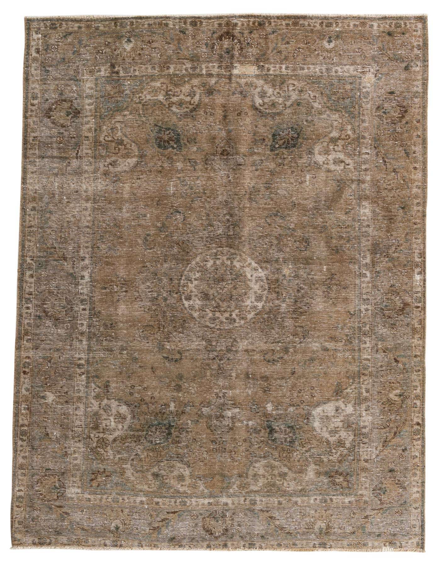 Primary image 6' 2 x 9'  Hand Knotted Ultra Vintage Persian Wool Rug