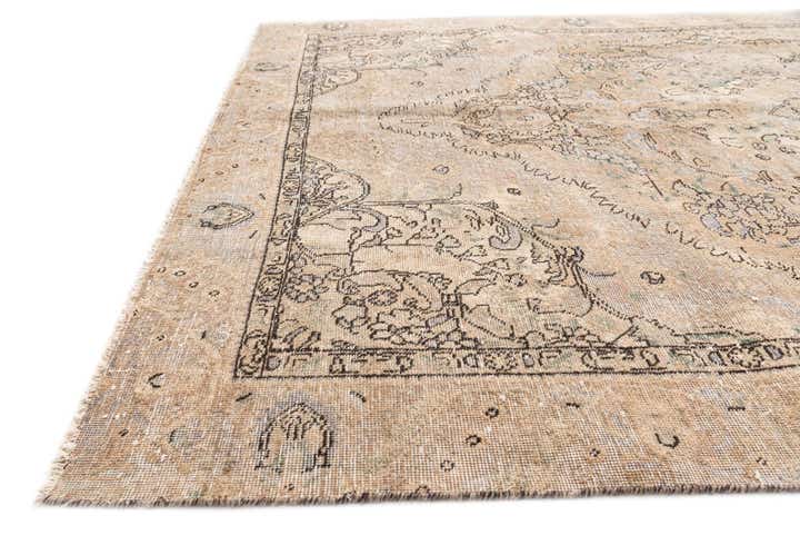 6' x 9' 1 Hand Knotted Ultra Vintage Persian Wool Rug