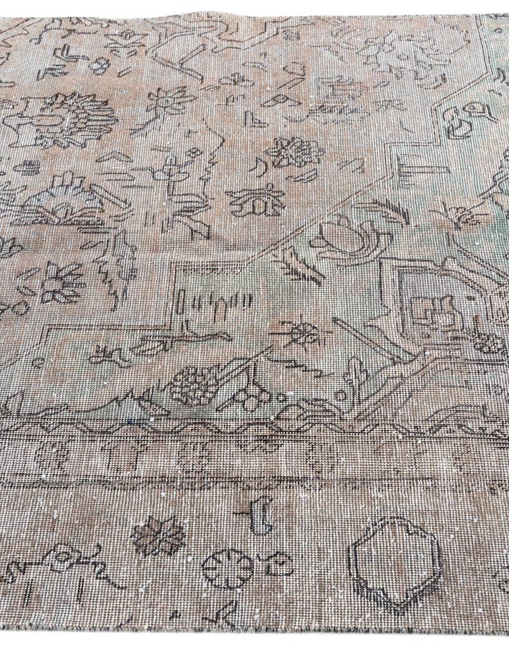 Detail image of 4' 2 x 6' 8  Hand Knotted Ultra Vintage Persian Wool Rug