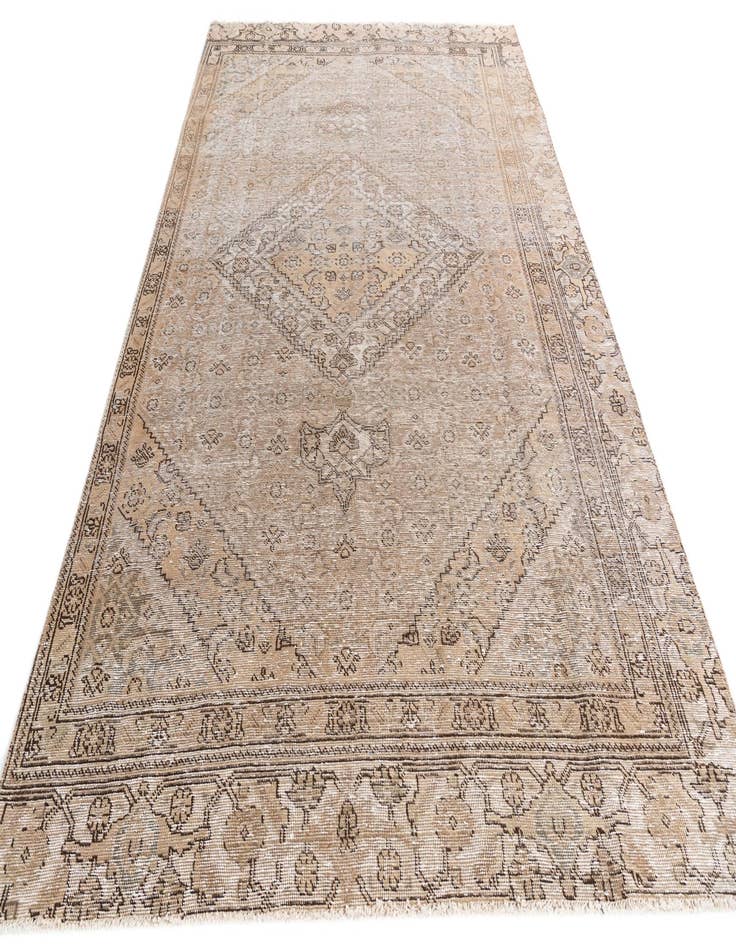 Detail image of 6' 3 x 9' 8  Hand Knotted Ultra Vintage Persian Wool Rug