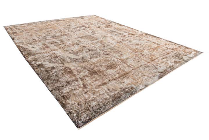 9' 10 x 12' 10 Hand Knotted Ultra Vintage Persian Wool Rug