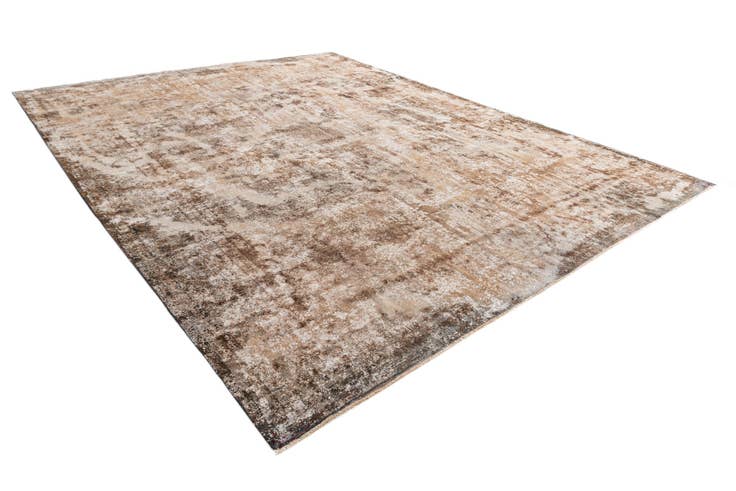 Detail image of 9' 10 x 12' 10 Hand Knotted Ultra Vintage Persian Wool Rug