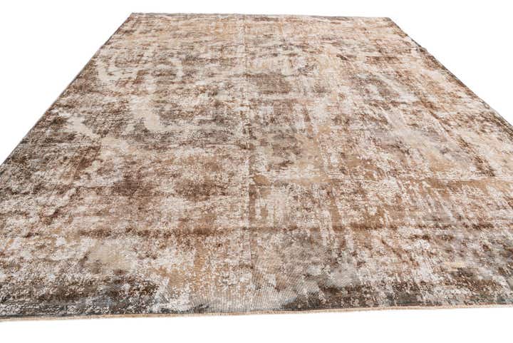 9' 10 x 12' 10 Hand Knotted Ultra Vintage Persian Wool Rug