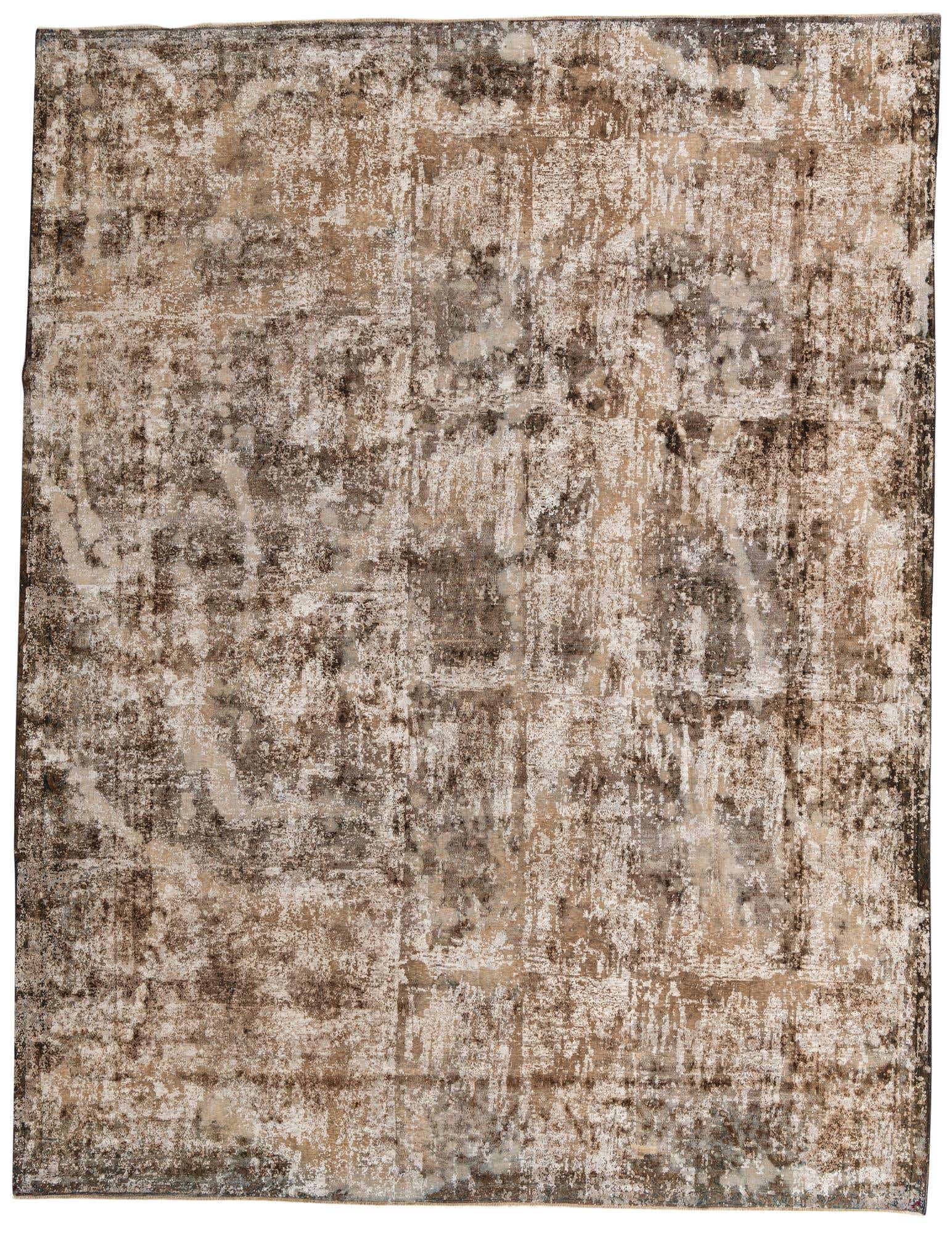 9' 10 x 12' 10 Hand Knotted Ultra Vintage Persian Wool Rug