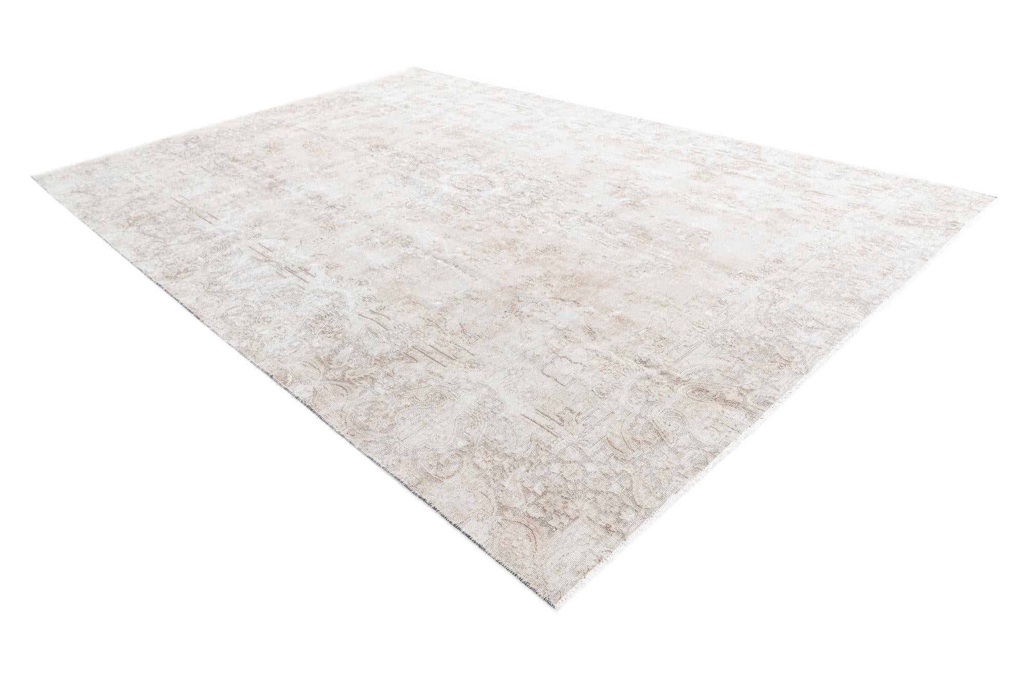 8' 7 x 12' 7 Hand Knotted Ultra Vintage Persian Wool Rug