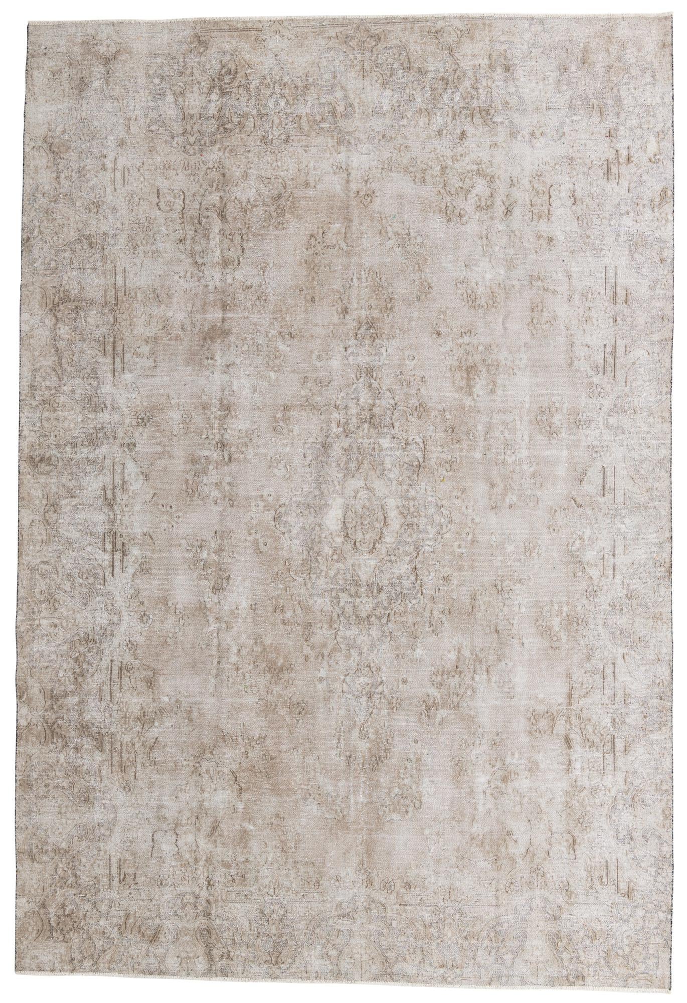 8' 7 x 12' 7 Hand Knotted Ultra Vintage Persian Wool Rug