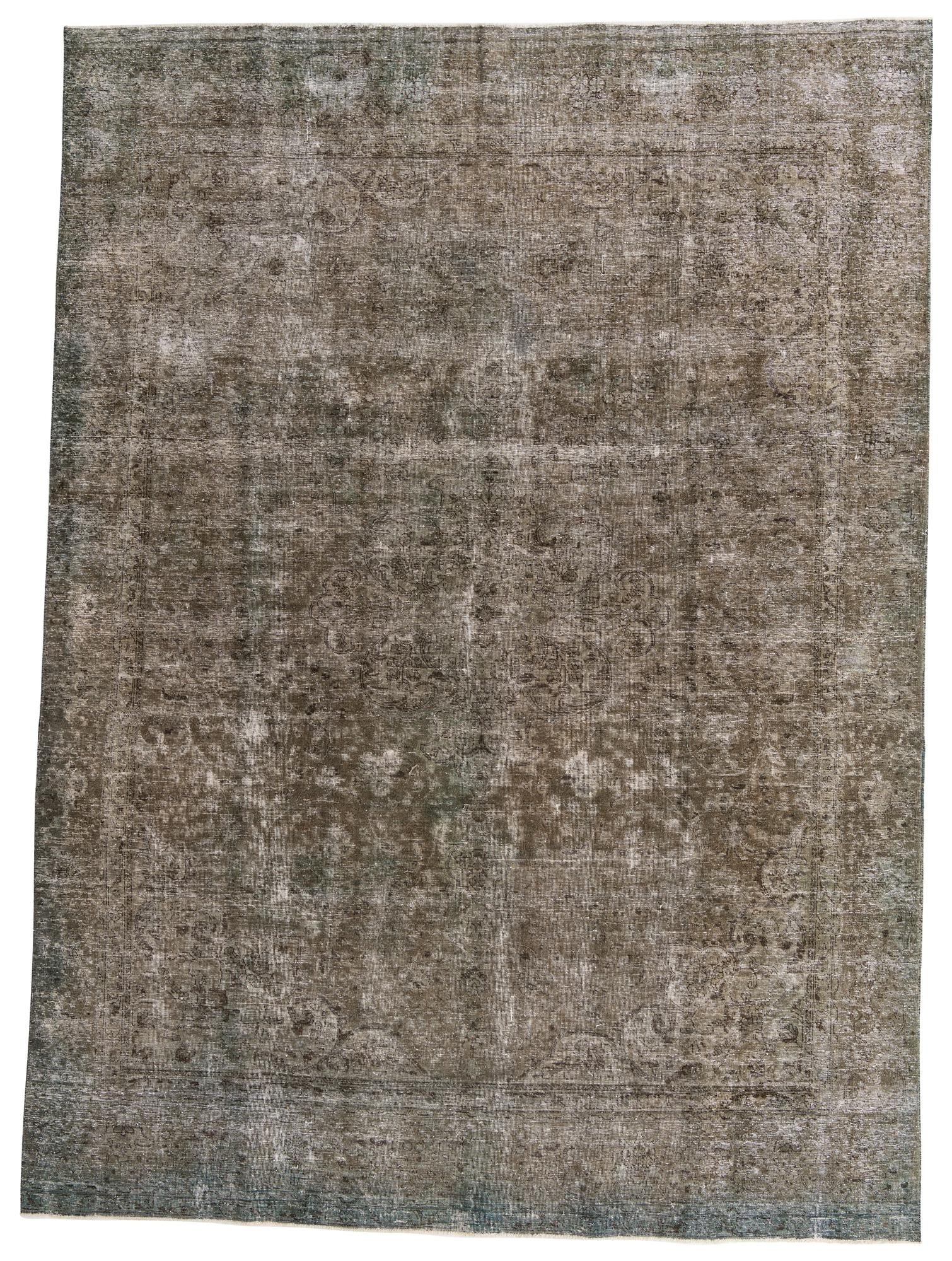 9' 2 x 12' 7 Hand Knotted Ultra Vintage Persian Wool Rug